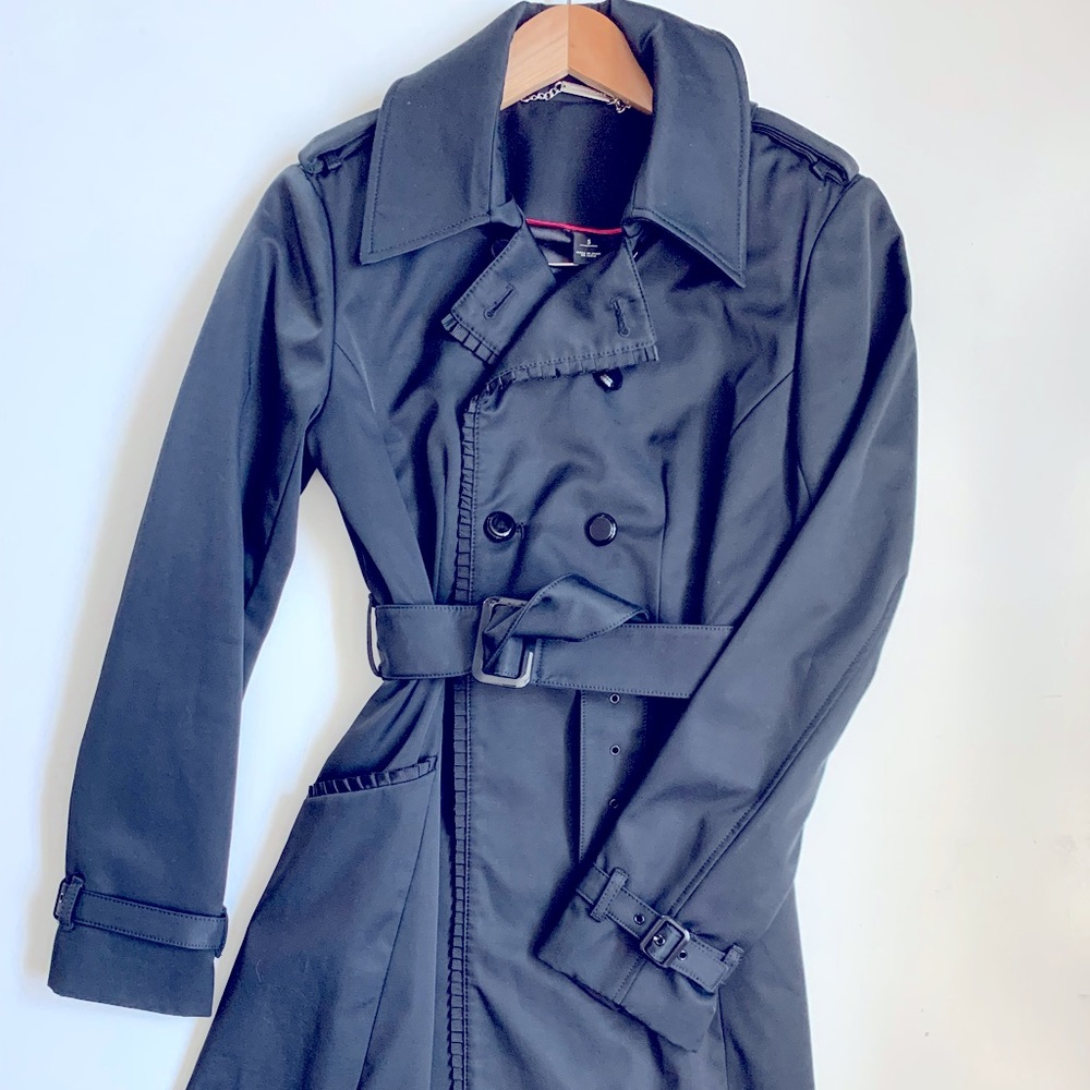 White House Black Market Raincoat Size S